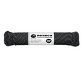 100' Black w/Reflective Tracers Polyester 550 Lb. Commercial Paracord